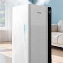 Humidifiers for Bedroom Large Room, 5.3Gal/20L Warm and Cool Mist Humidifier, Quickly & Evenly Humidify Larger Areas,Dual Mist Nozzles and Atomizers, Plant/Commercial/Greenhouse/Office, White