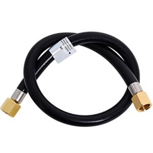 Wadoy RV Propane Hose Connector Assembly 2 Foot 3/8" Female Flare x 3/8" Female Flare Quick Connect Hose 24 Inches 1 Pack Fireplace Extension Connection Hose