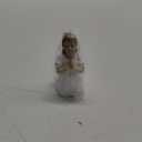 First Communion Girl Praying Statue, Resin Baptism Girl Figurine, Religious Gifts, Precious Moments for Baby Birth and Holiday, 4.92” H