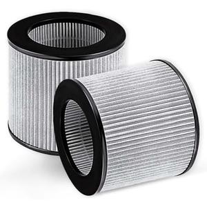 2801 Replacement Filter Compatible with Bissell MYair Personal Air Purifiers 2780 2780A 2780B 2780P and 27809 - Compare to My Air Part 2801-3-in-1 Air Filter and Activated Carbon Filters (2 Pack)