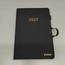 JUBTIC Undated Planner Weekly and Monthly Productivity Daily Planners Agenda Calendar to Do List Notebook A5 Organization Journal with Stickers Appointment Book for Time Management 2026 (Black)