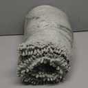 H.VERSAILTEX Bathroom Rugs Bath Rug Set 2 Piece Bathroom Contour Rug Toilet Mat Sets Non Slip Contour Bath Rug Ultra Thick Water Absorbent Striped Bath Mats Washable(36" x 24" Plus 20" x 24" U, Sage)