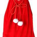 ARAD Velvet Santa's Gift Sack with Cord Drawstring