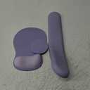 Ergonomic Mouse Pad with Wrist Rest and Keyboard Wrist Rest, Gel Mousepad and Wrist Rest for Computer Keyboard, Pain Relief, Non-Slip PU Base, Mouse Pad with Wrist Support for Gaming, Office, Purple