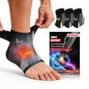 2-Pack Ankle Brace Pro Lace up Anklepro Support Women Men Bidirectional Motion Softball Ankles Sports Sock with Straps Lightweight Basketball Elastic Ankle Stabilizer for Sprained Injured Foot (Gray)