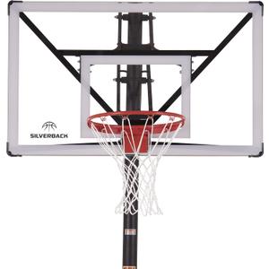 Silverback NXT 54" and NXT 60" In-Ground Basketball Hoops with Adjustable-Height Basketball Goal Backboard and QuickPlay Design