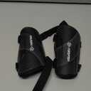 Shin Guards Soccer Kids Youth, CE Certified Airsfish Shin Guard Protection Gear for 2-18 Years Old Boys Girls Teenagers High Impact Resistant Breathable Comfortable 1 Pair 4 Sizes (X-Small, Black)