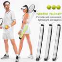Jerify 3 Pcs Tennis Ball Tube Pickup Picker Holds 18 Balls with Shoulder Strap for Tennis Balls Pickup Collector, Carrier, Dispenser, 2.95"