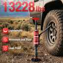 Portable Hydraulic Jack with Lift Mate, 4x4 Off Road Jack for SUV ATV UTV | 12"-44.7" Adjustable Lift Range, 0-30° Tilt-Adaptive Design, Portable Storage Bag