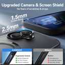 CASEKOO Ultra-Magnetic Stand for iPhone 17 Case [Military Drop Protection] [Compatible with MagSafe] Shockproof Translucent Slim Matte for iPhone 17 Phone Case with Ring Holder 6.3 Inch, Black