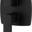 Pfister Deckard Stacked Shower Two Handle Diverter Trim in Matte Black (Valve Not Included)