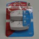 FIRST ALERT Carbon Monoxide Detector, No Outlet Required, Battery Operated, CO400, White, 2 Count (Pack of 1)