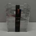 BINO | Plastic Storage Bins - 4 Pack | THE LODGE COLLECTION | Clear Storage | Containers for Organizing with Handles | Pantry Kitchen Organization | Fridge Organizer | Bathroom | Shelves Cabinet