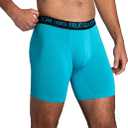 Fruit of the Loom Men's Men's Breathable Boxer Briefs, Moisture Wicking Underwear, Assorted Color Multipacks (L)