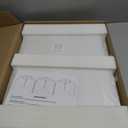 Extra-Wide Clear Acrylic Freestanding Dog Gates for The House  Folding 6-Panel Pet Gates for Doorways, Stairs, and Open Spaces, Transparent Indoor Barrier for Dogs, Puppies & Cats