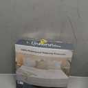 2 Pack Twin Waterproof Mattress Protector Deep Pocket Mattress Cover, Soft Breathable Mattress Pad, Fitted Noiseless Waterproof Bed Cover Stretch to 19"