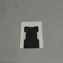 Wallet Tracker Card Air-Tag (iOS Only) - Work with Apple Find My, Bluetooth Tracker Smart Tracking Card Wallet Finder, 0.07in Slim, IP68 Waterproof, Item Locator for Luggage Tags, Passports, Purse (1 Pack, Dark Black)