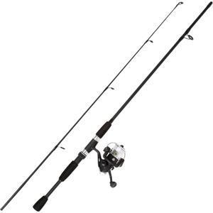 Wakeman Fiberglass Fishing Rod and Reel Combo – 2-Piece 65-Inch Medium Action Spinning Rod Set for Lake Fishing