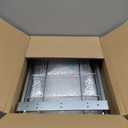 AMENER Pull Out Trash Can Slide Rail Under Cabinet 713 Gallon 50 Qt Under Sink Trash Can Pull Out Trash Can for Kitchen Cabinets Slide Out Garbage Bin Under Counter, No Can Include (Silver)