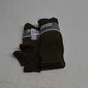 Jefferies Socks Men's Military Uniform All Season Rib Top Crew Boot Socks 6 Pack (9-11, Olive Green)