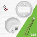 First Alert SMICO105-AC, Interconnect Hardwire Combination Smoke & Carbon Monoxide Alarm with 10-Year Battery Backup, 3-Pack