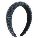 VOCOSTE Rhinestone Headband, Navy Blue