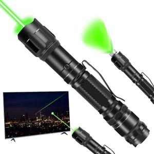 Long Range Laser Pointer, Rechargeable Green Flashlight Laser Pointer High Power for TV/LED/LCD Screens, Astronomy, Outdoor Uses, Adventure, Professional Business Gifts