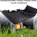 Lawn Mower 731-07486 Side Discharge Chute for Most 21" Hand Pushed Lawn Mower Compatible with Craftsman Columbia Huskee Troy Bilt Yard-Man MTD TB110, TB130, TB220, TB230 & 11A, 12A Series Mowers