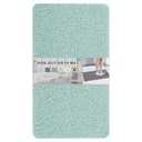Non Slip Bathtub Mat, Anti Slip Bath Mat 0.6" Extra Thick, Quick Dry Bath Tub Anti Slip Shower Mat, Loofah Non-Slip Bath Mat for Tub Bathroom Pool Kitchen Entryway Home Hotel (Blue 16x27)