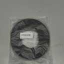 Black Rubber Weather Stripping Door Seal Strip, D Shape Door Weather Seal Strip, Self-Adhesive Soundproofing Frame Insulation Tape for Doors Frame/Window Seal,Blocks Cold Drafts Noise (23 feet)