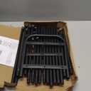 KANAV 4-Tier Expandable Shoe Rack  Adjustable Shoe Organizer & Shoe Storage for Closet, Entryway, and Front Door  Space-Saving Shoe Shelf and Rack Organizer for Home - Black