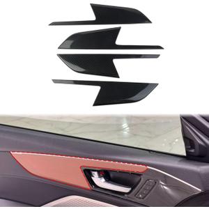 crosselec Carbon Fiber Interior Door Panel Trim Cover Accesssories for 2022-2026 Acura MDX