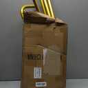 69 Tall Wedding Welcome Sign Stand, Heavy Duty Adjustable Metal Sign Holder with Leather Straps for Wedding & Event Decor (Gold)