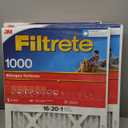 Filtrete 16x20x1 AC Furnace Air Filter, MERV 11, MPR 1000, Micro Allergen Defense, 3-Month Pleated 1-Inch Electrostatic Air Cleaning Filter, 4 Pack (Actual Size 15.69 x 19.69 x 0.81 in)