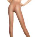 LIN PERFORMANCE Women Compression Tights 8-15mmHg Leg Slimming Lightweight Pantyhose (M)