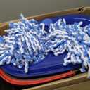 O-Cedar RinseClean Spin Mop & Bucket System + 2 Extra Mop Heads | Clean with Water | Removes 99% of Bacteria