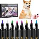 Dog Nail Polish Dog Nail Polish Pens Quick Dry-8 Colors, Pet Nail Polish Set for Dogs DIY Dogs Puppy Nails, Dog Safe Nail Polish Non Toxic, Odorless, Easy to Apply