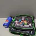 Minecraft Creeper 16 Inch Kids Backpack with Lunch Bag