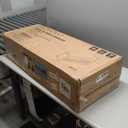 oakvivo 35.4in Shoe Bench with Storage, Bamboo Entryway Bench with Lift Top Hidden Storage & Padded Seat, 2 Doors 2-Tier Narrow Shoe Rack Cabinet Organizer for Hallway Mudroom Bedroom, White