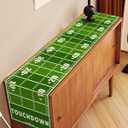 4 x Nepnuser American Football Court Table Runner Touch Down Football Birthday Party Decoration Boy Sport Farmhouse Home Dining Room Kitchen Table Decor (13" x 90")