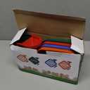 Coin Sorter Tray & Coin Sorter Tube - 4 Color Coded Coin Separator Trays and Coin Sorters Tubes Bundle with 100 PCS Coin Wrappers Assorted