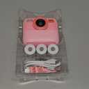 Kids Instant Digital Cameras for Boys and Girls, 1080P HD Dual-Lens Selfie Digital Camera with Print Paper & 32G Card, Christmas Birthday Gifts Toys for Toddler and Teenagers Age 3-16 Years Old (Pink)