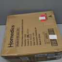 Homedics Bubble Mate Foot Spa, Toe Touch Controlled Foot Bath with Invigorating Bubbles and Splash Proof, Raised Massage Nodes and Removable Pumice Stone