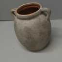 Hobby Lobby Taupe Textured Terracotta Vase with Handles, 10.8" H x 9.6" W