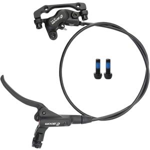 Zoom HB876 4-Pistons Hydraulic Disc Brakes Set, Black, Left Front 850mm, Suitable for Mountain Bikes and Fat Bikes