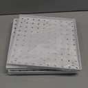 Pegboards, Pegboard Wall Organizer Panels, Peg Boards for Wall, Craft Room, Kitchen, Garage, Living Room, Bathroom, and Study Room, Easy to Install (4Pcs)