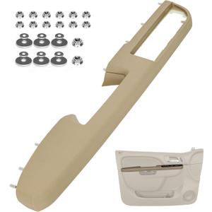 80995 Front Left Driver Side Armrest Repair Kit for 2010-2014 Chevy Suburban Tahoe Avalanche & GMC Yukon Interior Door Panel HandleDoor Release Handle is Above Door ArmrestBlack,GM 84127280 -Puzau