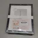 Upsimples 8x10 Picture Frame Set of 5, Display Pictures 5x7 with Mat or 8 x 10 Without, Wall Gallery Photo Frames, Black