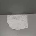 WDIRARA Women's Sequin Ruched Tube Top Strapless Sleeveless Bandeau Crop Tops (Large, White)