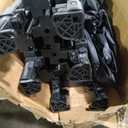 COBIZI 10x20 Heavy Duty Pop up Canopy Tent with 6 sidewalls Easy Up Commercial Outdoor Wedding Party Tents for Parties All Season Wind & Waterproof Gazebo Roller Bag, Black(Frame Thickened)